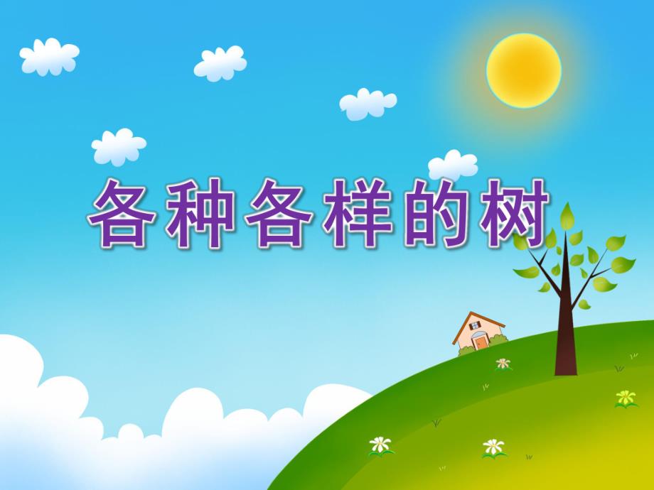 大班科学《各种各样的树》PPT课件教案幼儿园大班科学《各种各样的树》.pptx_第1页