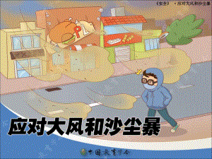 大班安全《应对大风和沙尘暴》PPT课件教案应对大风和沙尘暴精讲.pptx