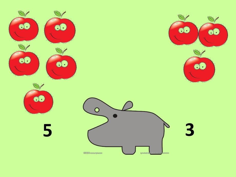 大班数学《贪吃的河马》PPT课件大班数学-大于小于等于《贪吃的河马》.pptx_第3页