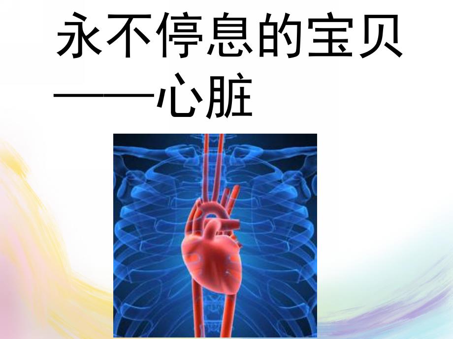 大班健康主题《永不停息的心脏》PPT课件教案幼儿园主题课：永不停息的心脏.pptx_第1页