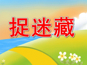 大班语言《捉迷藏》PPT课件教案PPT课件.pptx
