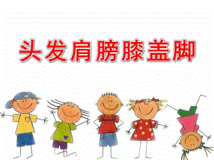 头儿肩膀膝盖脚PPT课件教案图片中班音乐：头发、肩膀、膝盖、脚.pptx