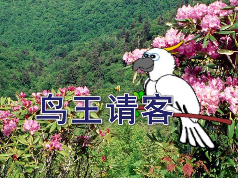 中班语言公开课《鸟王请客》PPT课件教案鸟王请客.ppt_第1页