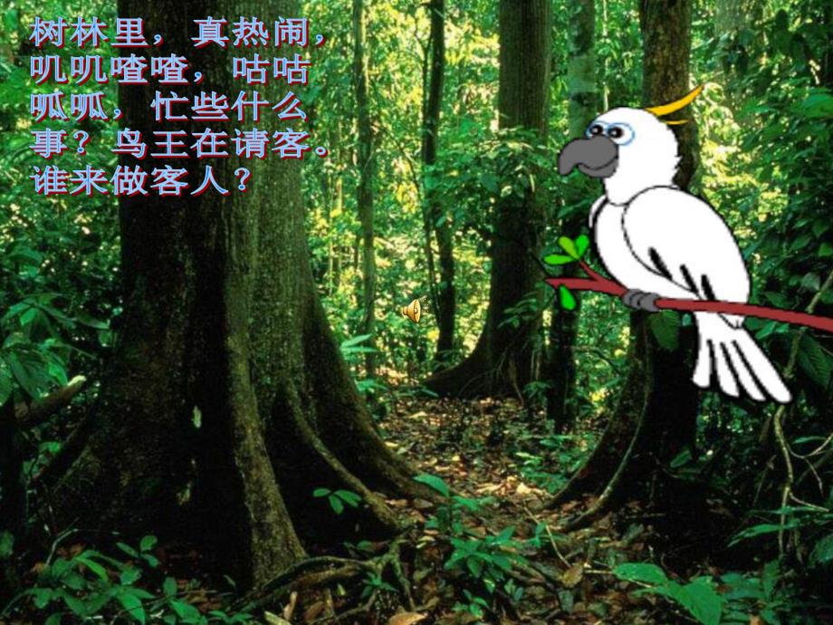 中班语言公开课《鸟王请客》PPT课件教案鸟王请客.ppt_第2页