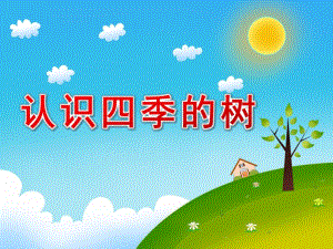 中班科学《认识四季的树》PPT课件认识四季的树.ppt