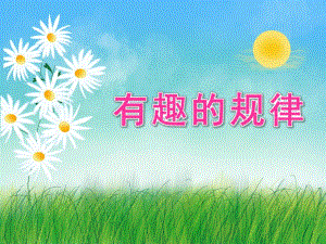 中班科学活动《有趣的规律》PPT课件教案.ppt