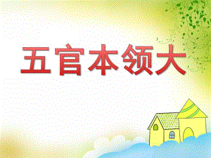 中班科学《五官本领大》PPT课件教案PPT课件.ppt