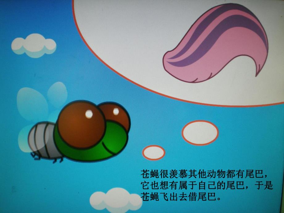 幼儿园《小苍蝇借尾巴》PPT课件苍蝇借尾巴.pptx_第2页