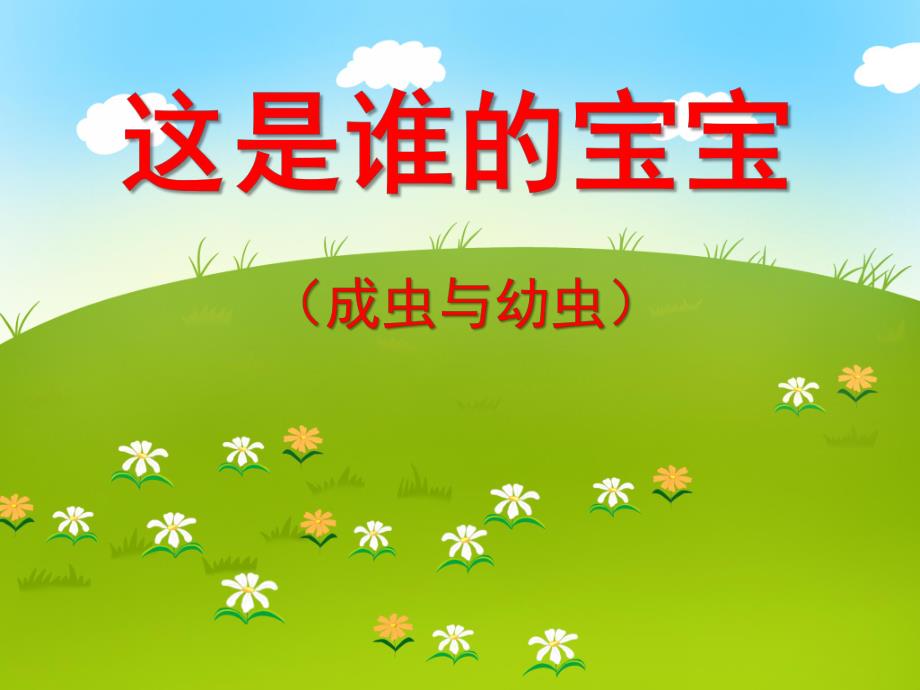 中班科学《这是谁的宝宝（成虫与幼虫）》PPT课件中班科学《这是谁的宝宝（成虫与幼虫）》PPT课件.ppt_第1页