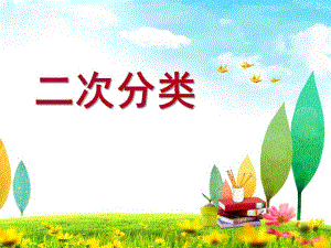 幼儿园《二次分类》PPT课件教案二次分类.pptx