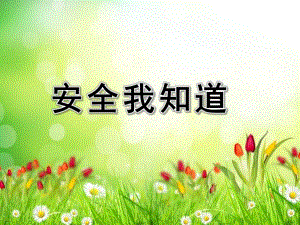 中班主题活动《安全我知道》PPT课件中班主题活动：安全我知道.ppt