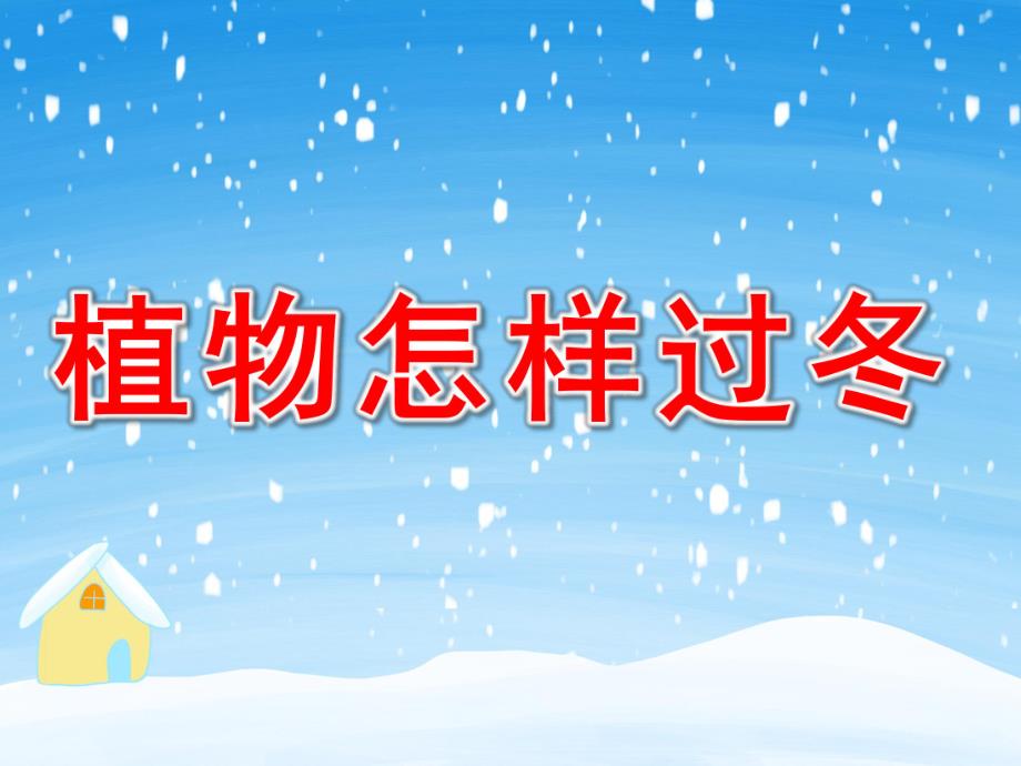 幼儿园植物过冬PPT课件教案图片PPT课件.pptx_第1页