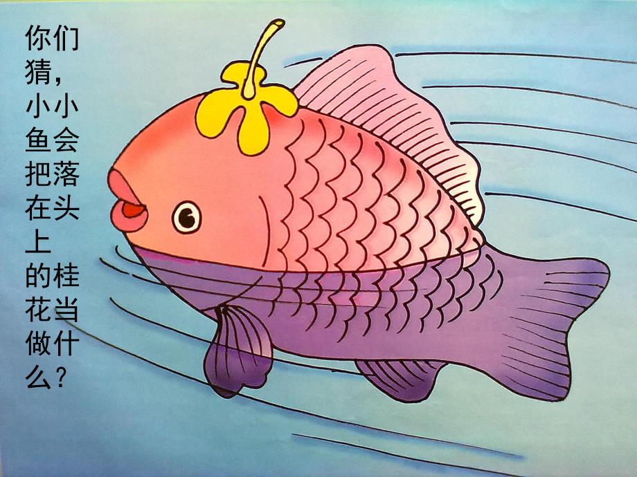 小班语言《小小鱼的桂花发夹》PPT课件教案小小鱼的桂花发夹.pptx_第3页