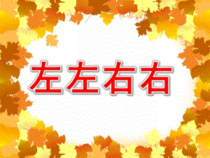 中班数学《左左右右》PPT课件教案中班数学《左左右右》课件.ppt