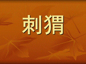 幼儿园美术《刺猬》PPT课件教案美术课件-刺猬.pptx