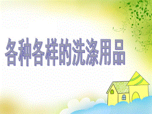 中班科学活动《各种各样的洗涤用品》PPT课件教案各种各样的洗涤用品.ppt