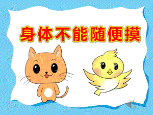 幼儿园身体不能随便摸PPT课件教案微课件.pptx