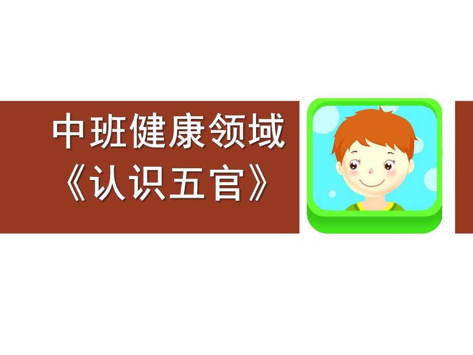 中班健康《认识五官》PPT课件教案微课件.ppt_第1页