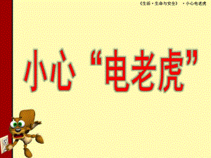 中班健康《可怕的电老虎》PPT课件可怕的电老虎..ppt