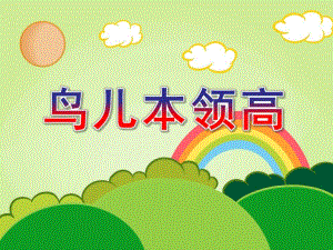 中班科学活动《鸟儿本领高》PPT课件中班科学活动《鸟儿本领高》PPT课件.ppt