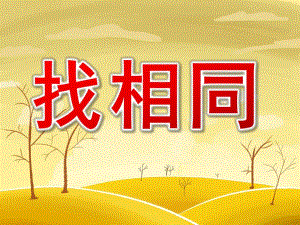 找相同PPT课件教案图片PPT课件.pptx