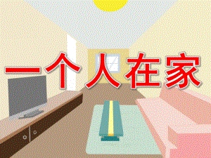 一个人在家PPT课件教案图片PPT课件.ppt
