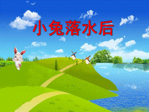 中班语言《小兔落水后》PPT课件教案小兔落水后.ppt