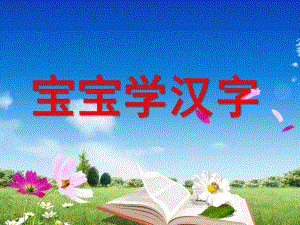 幼儿学汉字PPT课件ppt课件.pptx