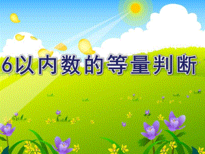 中班数学活动《6以内数的等量判断》PPT课件6的守恒.ppt