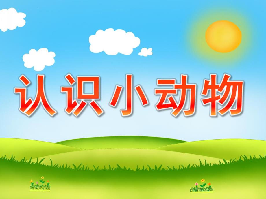 幼儿园《认识小动物》PPT课件教案PPT课件.pptx_第1页