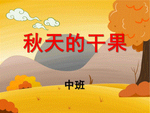 中班科学《天的干果》PPT课件教案ppt课件.ppt
