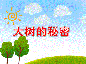 树的秘密PPT课件教案图片大树的秘密.pptx