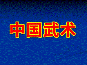 大班健康《中国武术》PPT课件教案中国武术简介.ppt