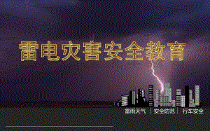 幼儿园雷雨灾害安全教育PPT课件雷雨灾害安全教育PPT...ppt