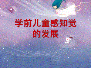 学前儿童感知觉的发展PPT课件第二课-学前儿童感知觉的发展.ppt