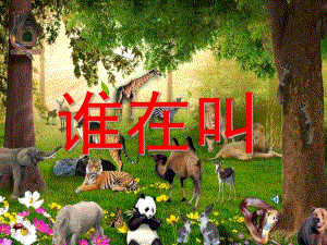 幼儿园《谁在叫》PPT课件《谁在叫》课件.ppt