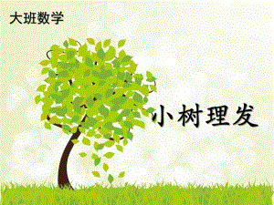 大班数学《小树理发》PPT课件小树理发.ppt