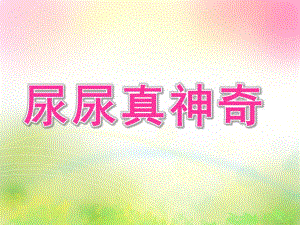 小班健康《尿尿真神奇》PPT课件教案微课件.ppt