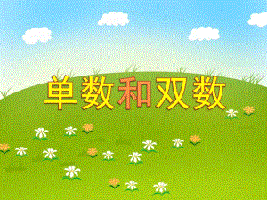 小班数学活动《单数和双数》PPT课件小班数学活动《单数和双数》PPT课件.ppt