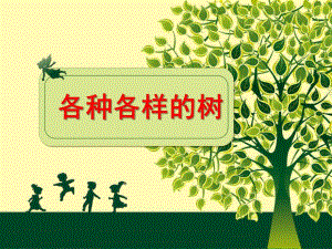 幼儿园《各种各样的树》PPT课件教案各种各样的树.ppt