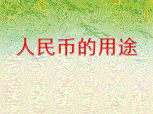 大班数学活动《人民币的用途》PPT课件大班数学活动《人民币的用途》PPT课件.ppt