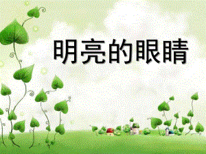 大班健康活动《明亮的眼睛》PPT课件教案大班健康：明亮的眼睛.ppt