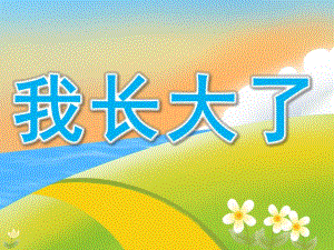 中班社会《我长大了》PPT课件教案PPT课件.ppt