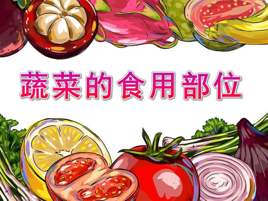 大班健康《蔬菜的食用部位》PPT课件教案大班健康课件《蔬菜的食用部位》PPT课件.ppt_第1页