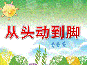 小班语言《从头动到脚》PPT课件教案小班语言《从头动到脚》课件.ppt