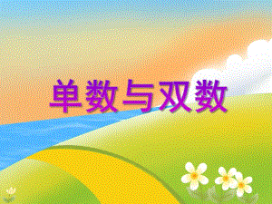 大班数学《单数与双数》PPT课件教案PPT课件.ppt