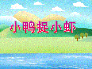 小班语言《小鸭捉小虾》PPT课件教案小鸭捉小虾.ppt