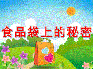 大班健康《食品袋上的秘密》PPT课件教案PPT课件.ppt