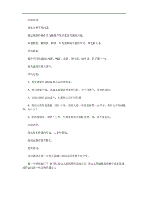 中班科学《各种各样的蛋》PPT课件教案参考教案.docx