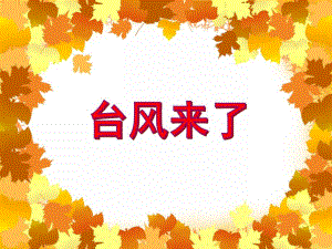 大班健康活动《台风来了》PPT课件教案PPT课件.ppt